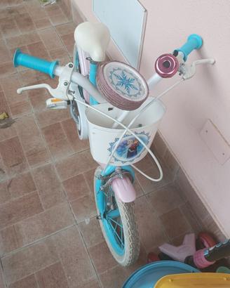  bici Frozen con rotelle tg 14