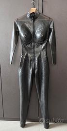 Catsuit in latex nuova da donna taglia XS smoke