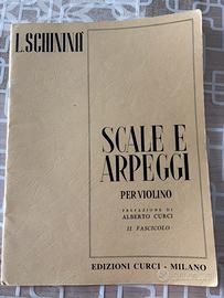 Scale e arpeggi per violino 2 fascicolo Schininà