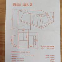 tenda 2 camere per 5 persone 