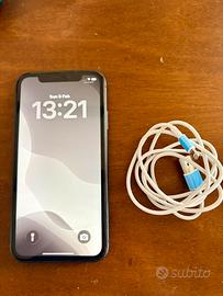 IPhone 11 nero 128gb come nuovo batteria 77 %