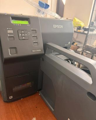Epson TM-C7500G + riavvolgitore + cartucce