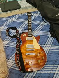 Chitarra Elettrica Eko VL-480 Honey Burst stile Le