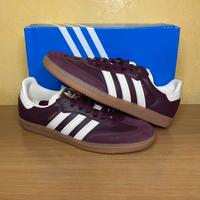 Adidas Samba OG W Maroon Metallic Gold 42