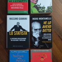 LA POLITICA: 6 LIBRI: GIANNINI / MONTANELLI...