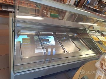 vetrina espositore alimenti bagnomaria