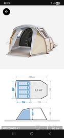 tenda campeggio air second 