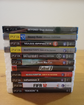 Giochi PS3 ITA(Read Dead, Metal Gear, Tekken etc.)