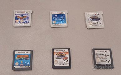 Lotto 6 Giochi Nintendo DS / 3DS – Solo Cartucce