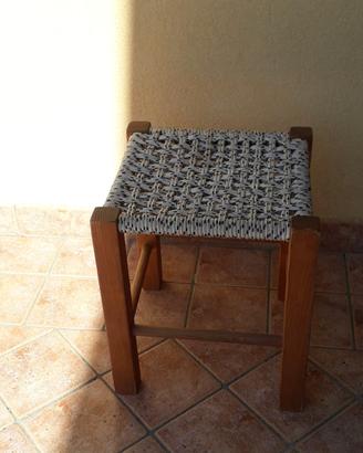 SGABELLO FATTO A MANO ALTEZZA 35 cm