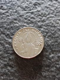 Moneta lire 100 Città del Vaticano 1990