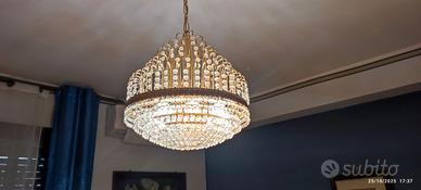 lampadario svarovski a 8 luci