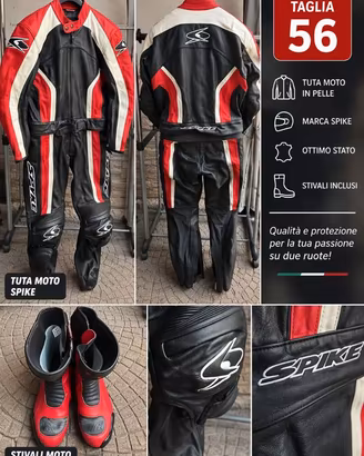 tuta moto strada spike