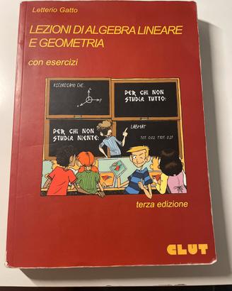 Lezioni di algebra lineare, Letterio Gatto