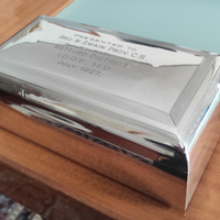 Portasigarette in argento massone 1949