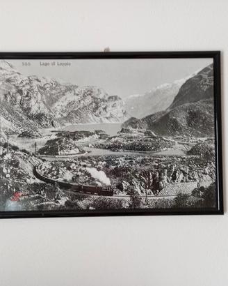 Antica stampa Lago di Loppio  (TN)