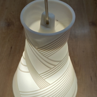 Lampadario a sospensione a led in silicone bianco
