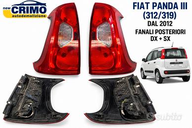 COPPIA FANALI POSTERIORI FIAT PANDA III 312 319 DA