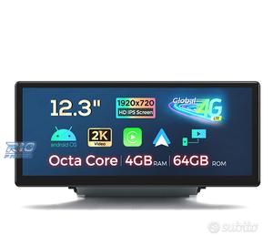 RADIO GPS ANDROID 13 AUDI Q3 12.3" 4GB+64GB