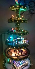 albero di natale con giostrine
