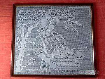 Quadro all’  uncinetto 89,5x79,5