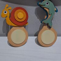 luci notturne bambini in legno