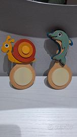 luci notturne bambini in legno