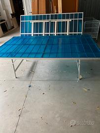 2 tavoli in alluminio per mercati/bancarelle