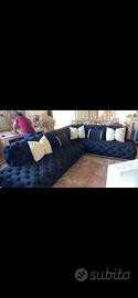 Salotto completo luxury nero/oro