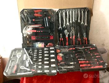 Cassetta Attrezzi 187 Chiavi Utensili Grigio/Nero