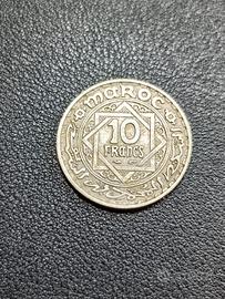 moneta 10 franchi  Marocco 