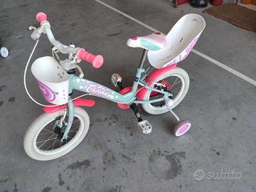 Bicicletta per bambine 3/5 anni ruota 14"