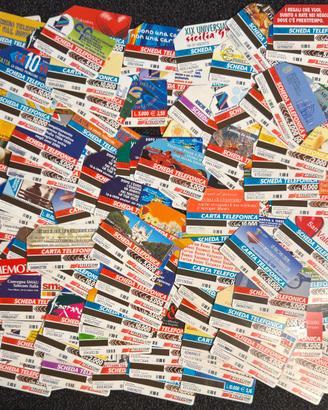 Lotto 450 Schede Telefoniche Italiane e Internazio