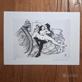 Milo Manara Raffaello Picasso 347 Stampa firmata