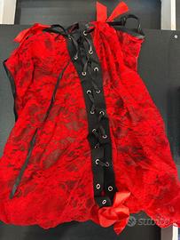 Vestitino intimo rosso da donna – nuovo