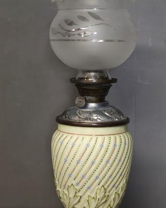 Antica Lampada petrolio  Bruciatore Hugo Schneider
