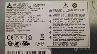 Alimentatore DPS-400AB-13A HP Z210 Z220