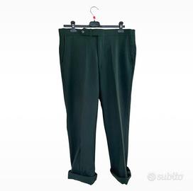 Pantaloni uomo Sansabelt anni ‘80 verde bottiglia