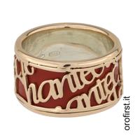 Anello Chantecler in oro rosa 9kt e argento 925