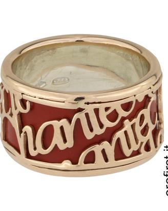 Anello Chantecler in oro rosa 9kt e argento 925