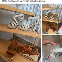 Scarpe con il tacco n 37