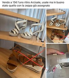 Scarpe con il tacco n 37