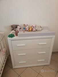 settimino fasciatoio più materasso e copertura