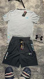 set under armour M t-shirt e shorts 