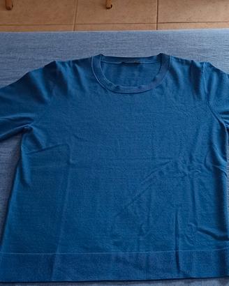 Maglione donna blu taglia L