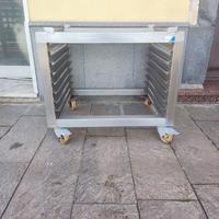 Rastrelliera supporto forno in acciaio 