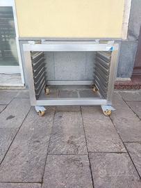 Rastrelliera supporto forno in acciaio 