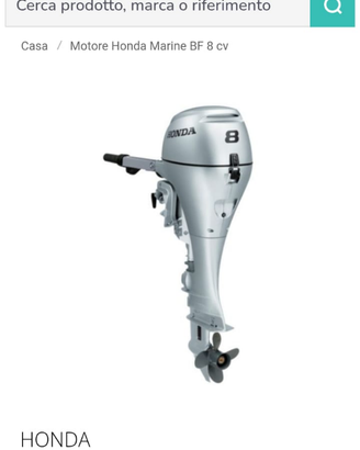 Motore Honda marine BF 8cv