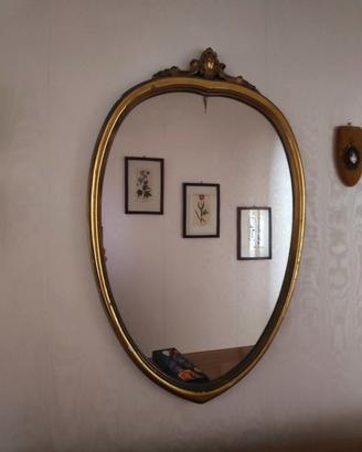 Specchio ovale vintage 