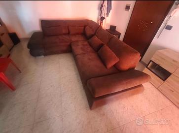 divano letto con penisola